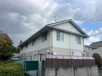 伊丹市Mアパート　屋根カバー工法・外壁塗装